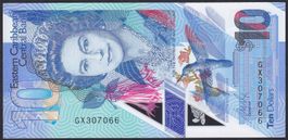East Caribbean States 10 Dollar UNC
