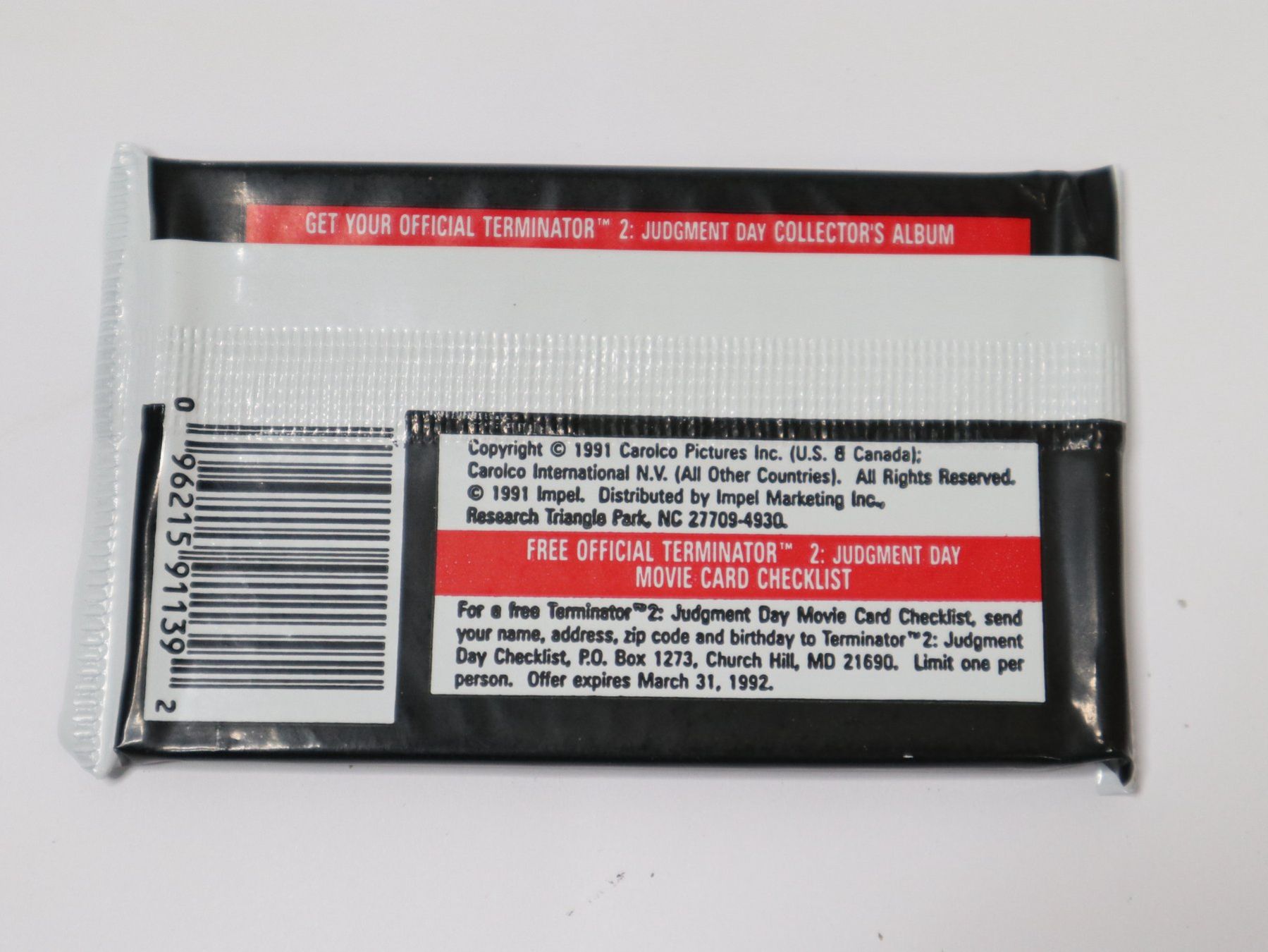 Sammelbilder & Trading cards: Terminator Booster Trading Cards 1991 T2 – Neu und originalverpackt aus Eschenbach SG von Astalavista 1