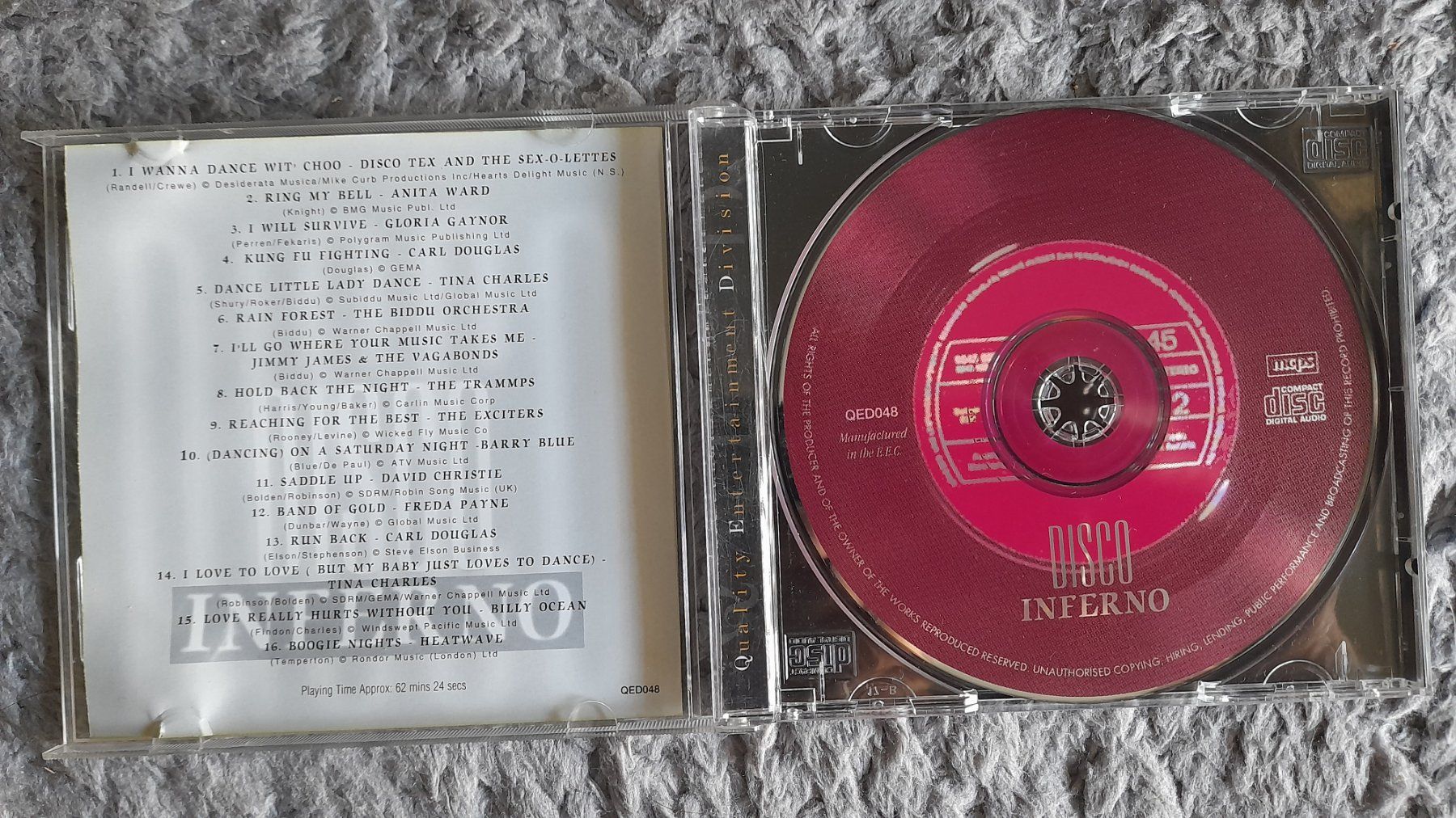 CD: DISCO INFERNO    COMPILATION CD – Usato da Wetzikon ZH venduto da Ramones01 2