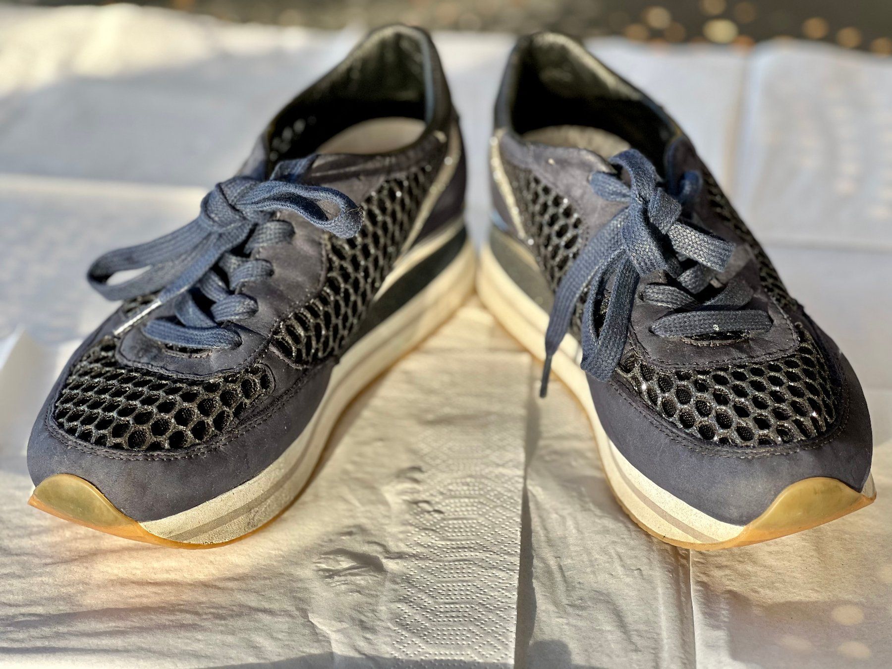 Scarpe da donna: Sneakers marineblau, Grösse 37 – Usato da Oberhofen Thun'see venduto da masterregula 1