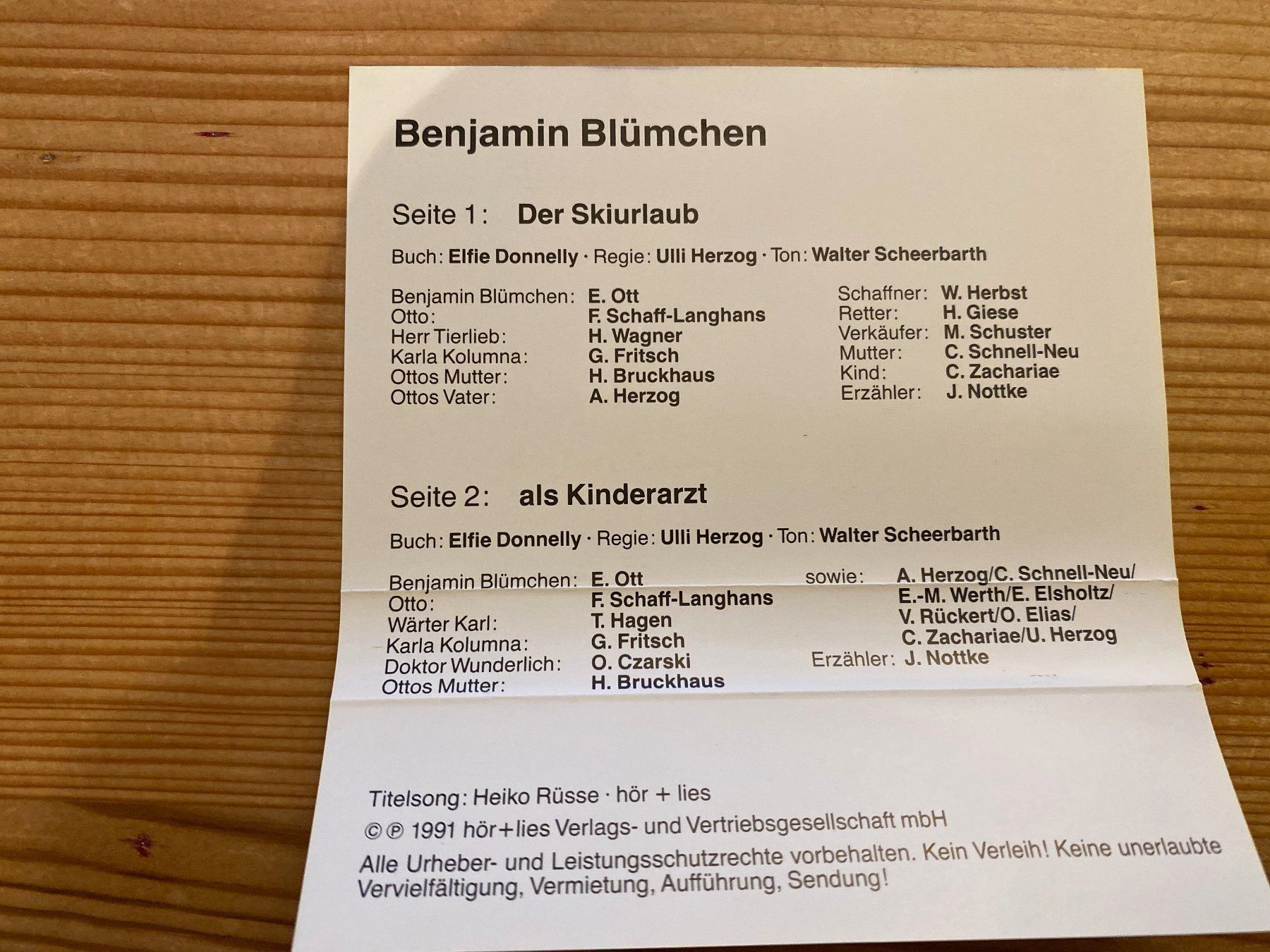 Musicassette: Kassette – Benjamin Blumchen – Usato da St.Gallen venduto da kingsamas 4