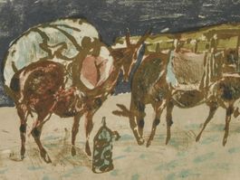 Sammlung Verkauf - Lithografie v Wälti Epreuve d Artist