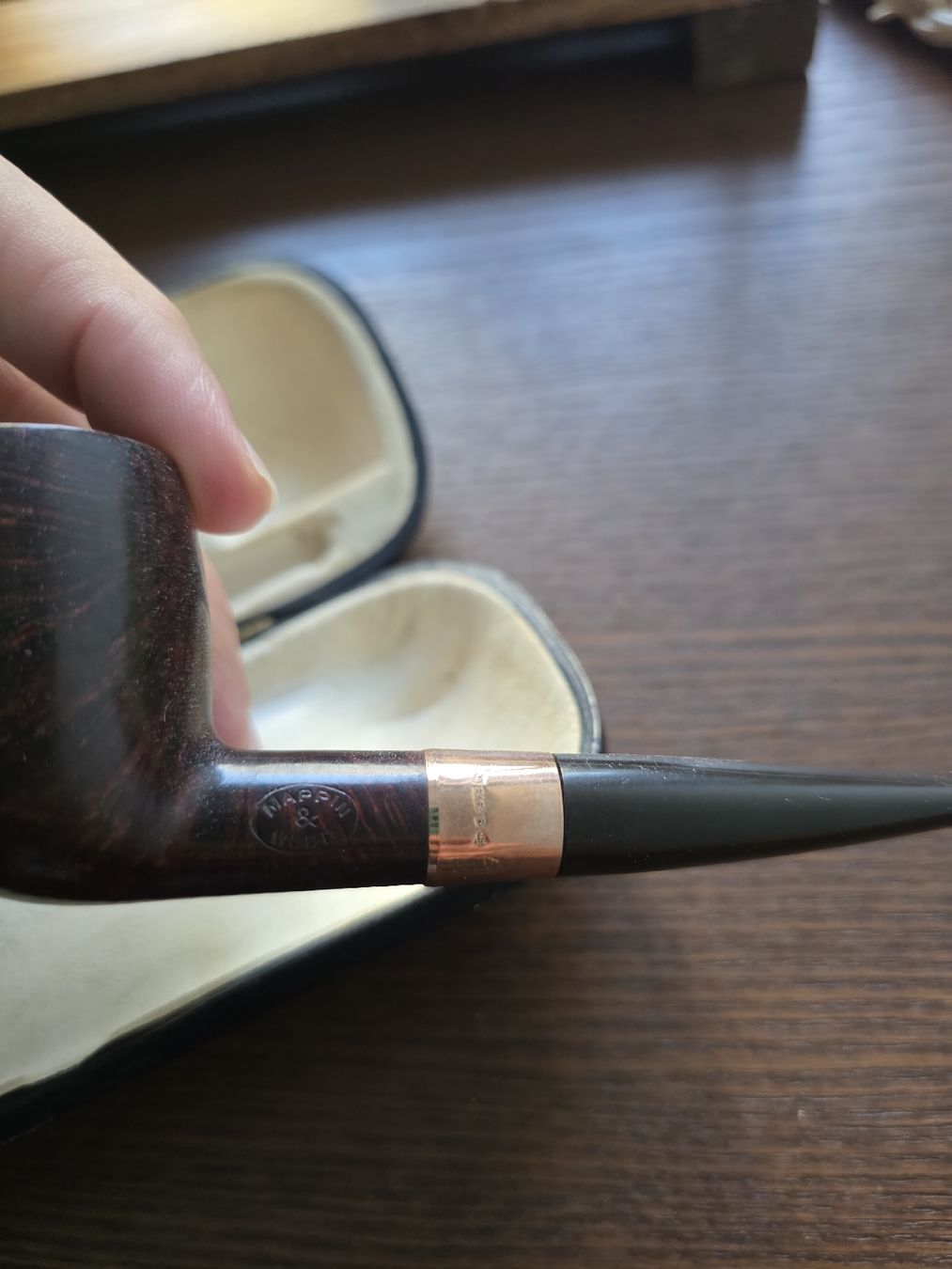 Pipe & Accessori: Mappano & Weiss Pfeife gold mit box – Usato da Dietikon venduto da ninuzzo28