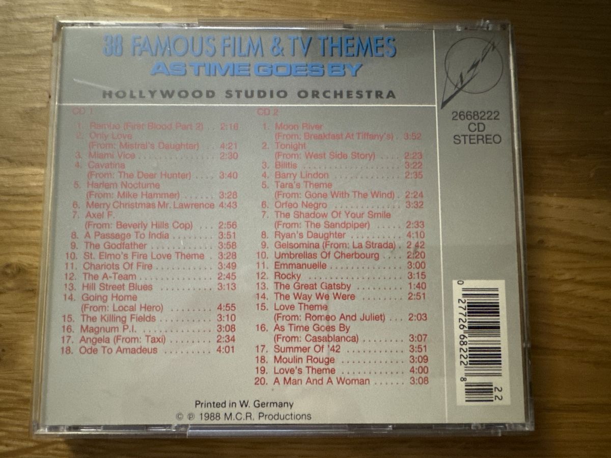 CDs: 38 Filmmusik Klassiker 2CD Hollywood Studio Orchestra – Gebraucht aus Muhen von Kusi_ 1