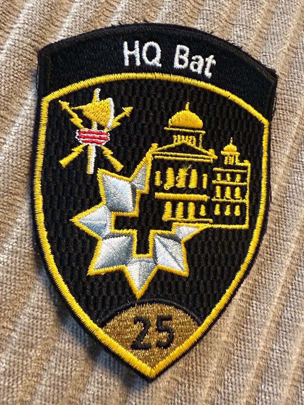 Schweizer Armee Placchette & Badge: A-Badge: HQ Bat 25 STAB - Schweizer Armee – Usato da Brütten venduto da Hst1