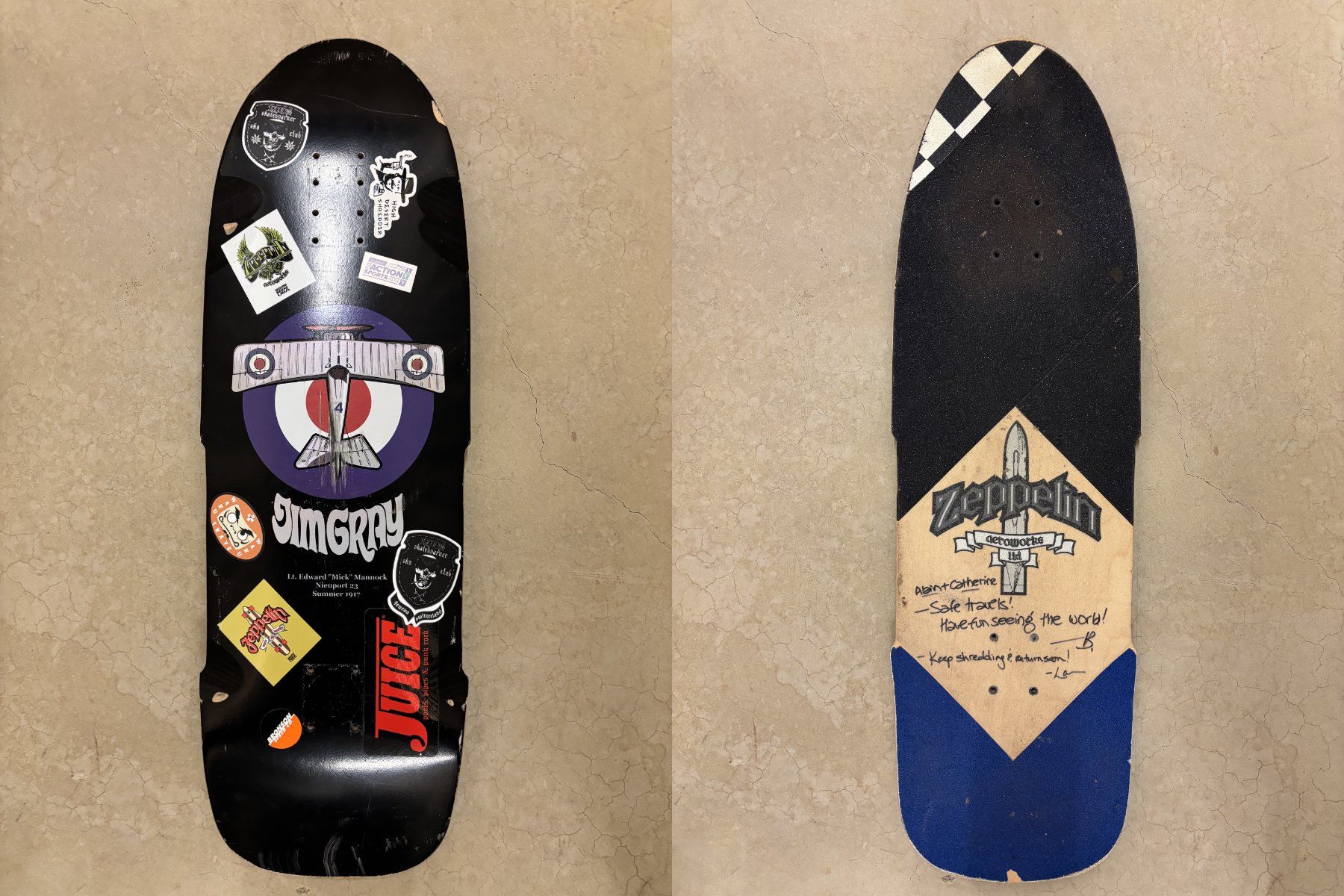 Skateboards: 9 skateboards utilisés, rares, classiques, ... – Usato da Crans VD venduto da AlainScott 9