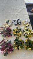 Blumenkranz für Kerzen 9 Stück