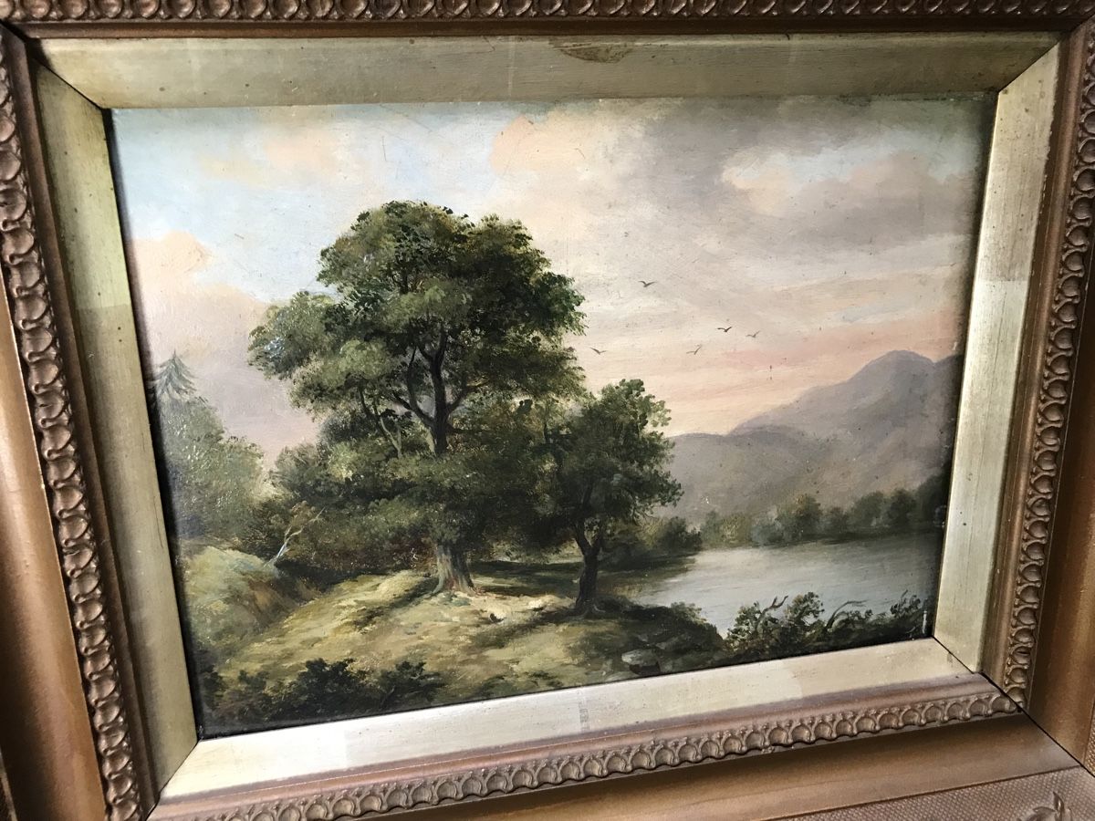 Tableaux: Antikes Ölgemälde Monogramm JM – D'occasion à Wolfhalden par SecondAntique 2