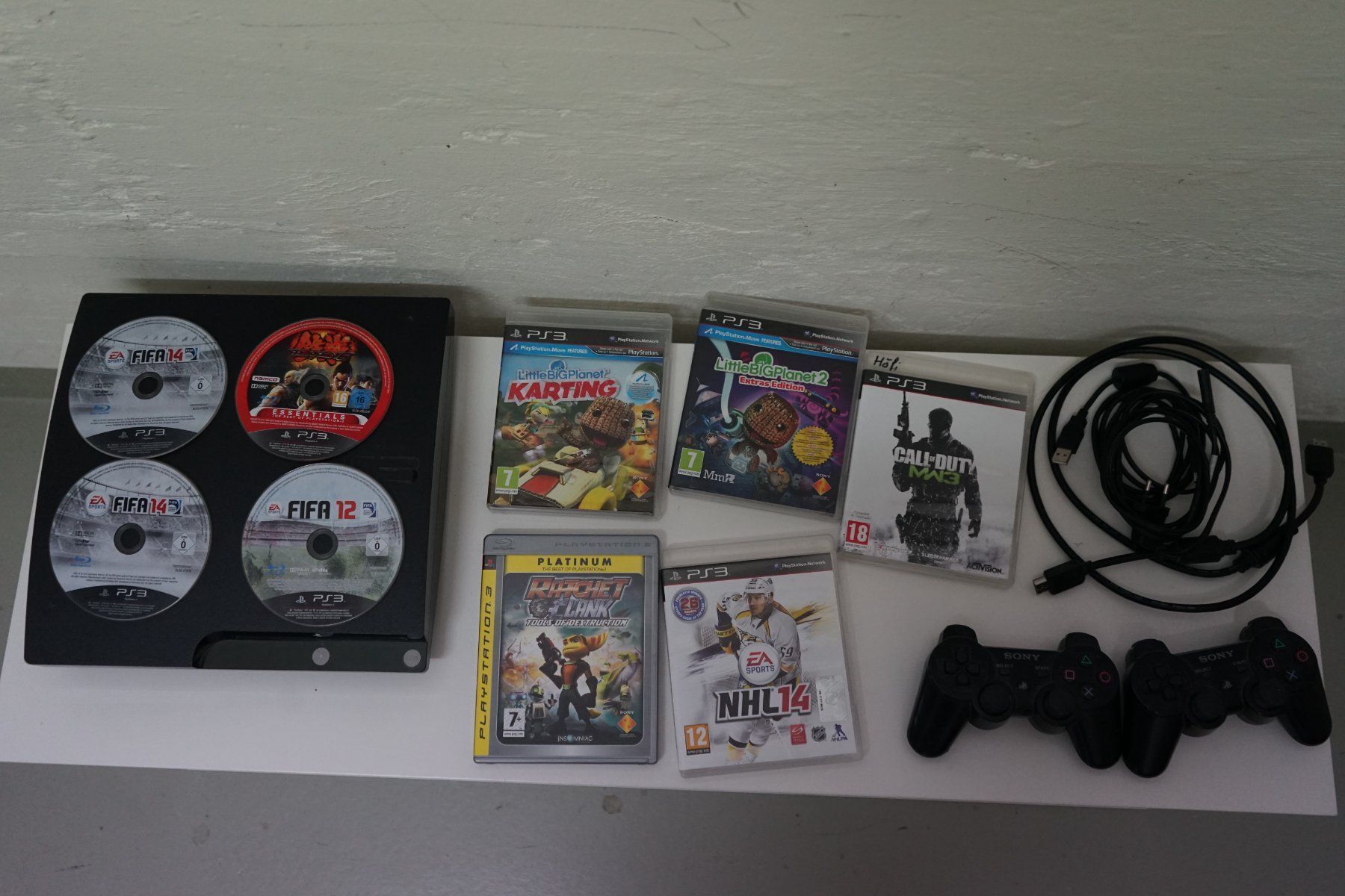 Sony Console: Playstation 3 inkl. 9 Spiel – Usato da Wetzikon ZH venduto da simi-90