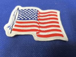 Aufnäher USA Flagge Neu Gestickt alte super Qualität