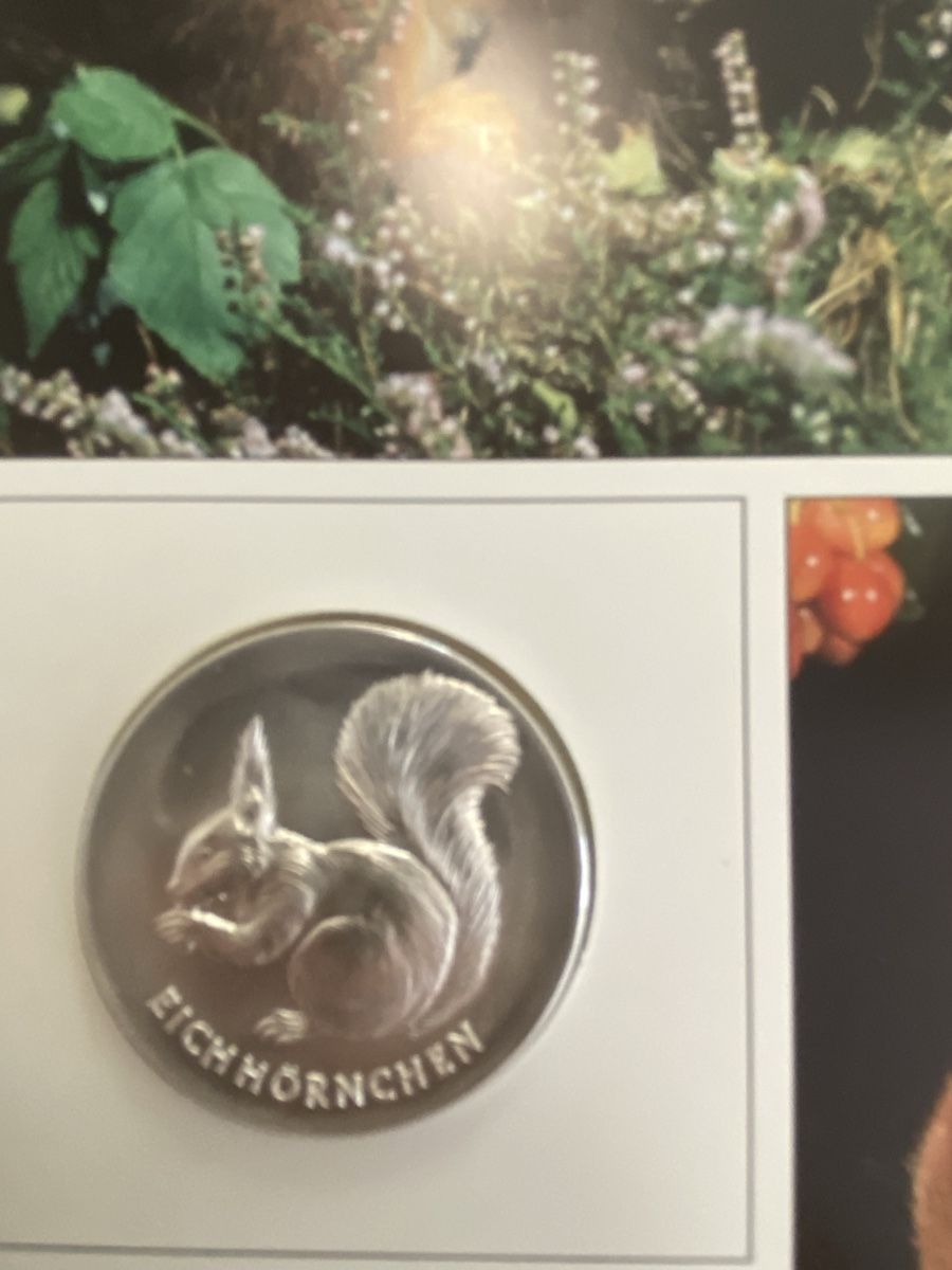 Tutti le monete: Numisbrief Tiere der Heimat Eichhornchen Silber 999 – Nuovo (secondo la descrizione) da Muralto venduto da Alex1912 1