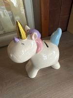 Süsses Einhorn Sparschwein Keramik Deko Tier Figur Geschenki