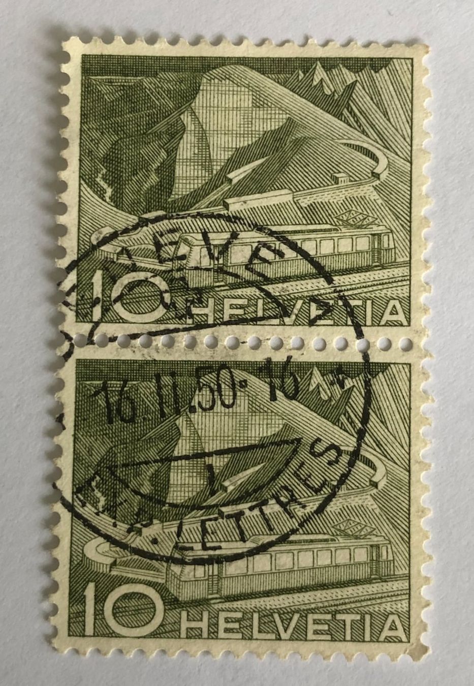 Tutti i francobolli: Nr. 299 Paar mit VollStempel     – Usato da Aarau venduto da Billa007