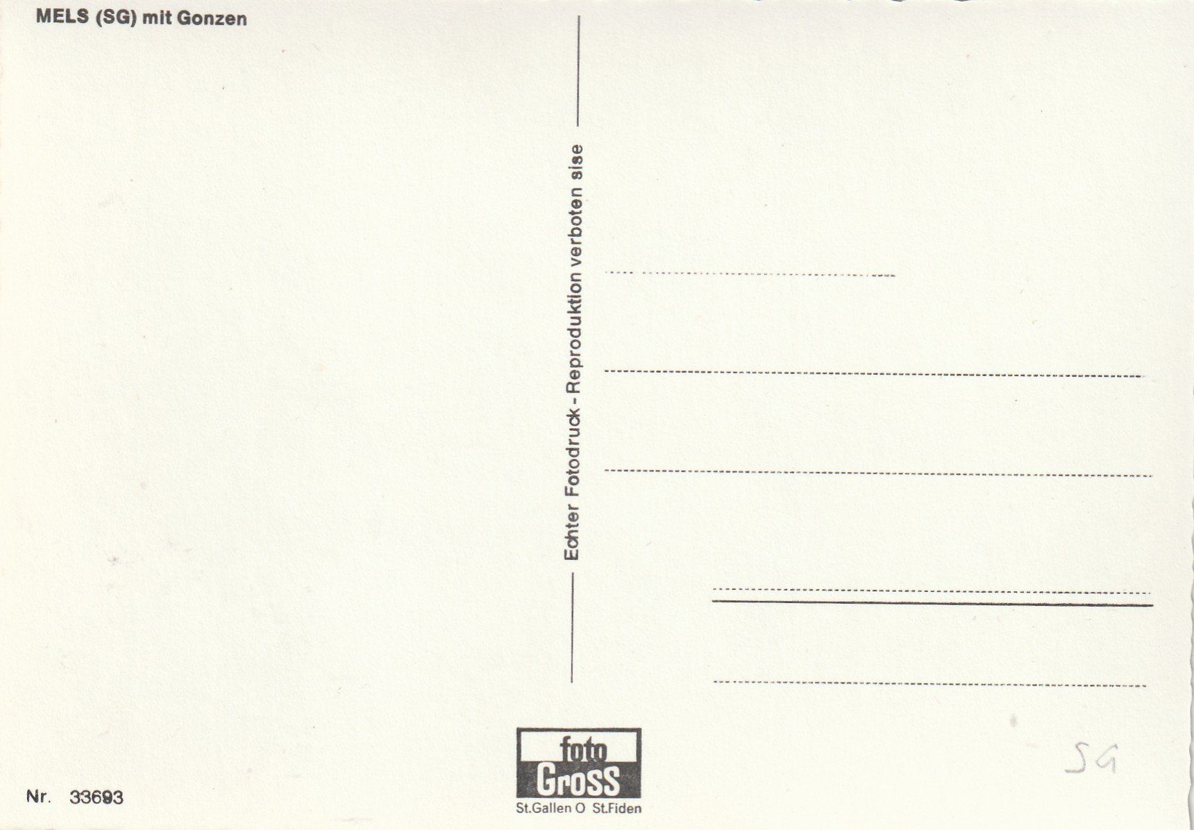 Cartoline postali: Mels – Usato da Rorschacherberg venduto da fratovi2 1