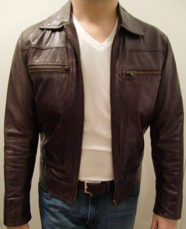 POLITIX Lederjacke - Gr. M - Echtleder - Made in Australia