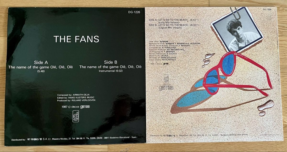 Dischi in vinile: 2 Maxis aus Spanien - The Fans & Norman – Usato da Sarnen venduto da m-basic 1