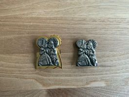 Basler Fasnachts Plakette 2013 Gold&Silber