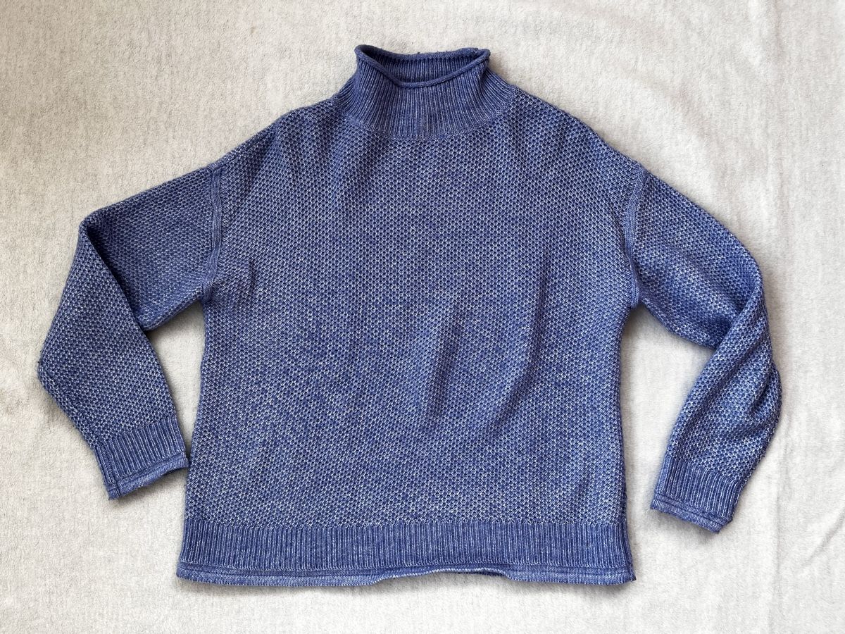 Maglioni & Felpe: Pull bleu à petit col Street One taille 38 – Usato da Romont FR venduto da cat_j6ww 1