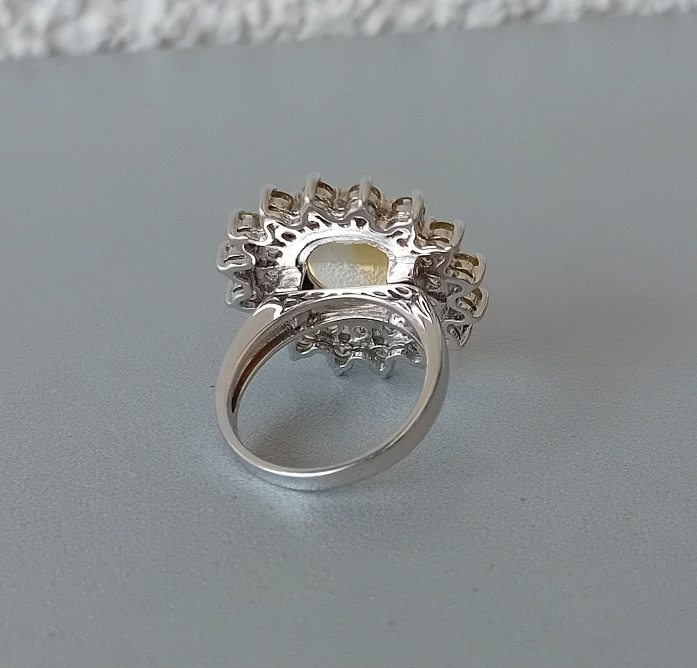 Anelli: Ring Silber mit Citrin, Weisstopas und Peridot – Usato da Stans venduto da wer_fd5f 3
