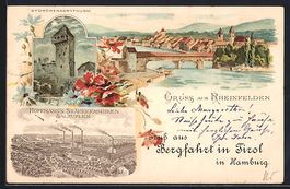 Litho Rheinfelden, Storchennestturm, Pan