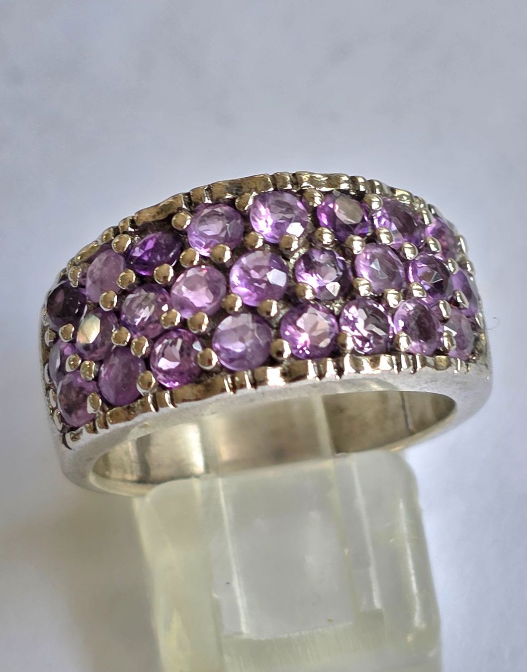 Anelli: Amethist Fingerring – Nuovo e nell'imballaggio originale da Zürich venduto da adriben 1