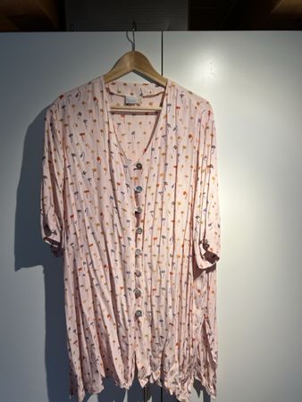 Vintage Ulla Popken Bluse, Gr. 46/48