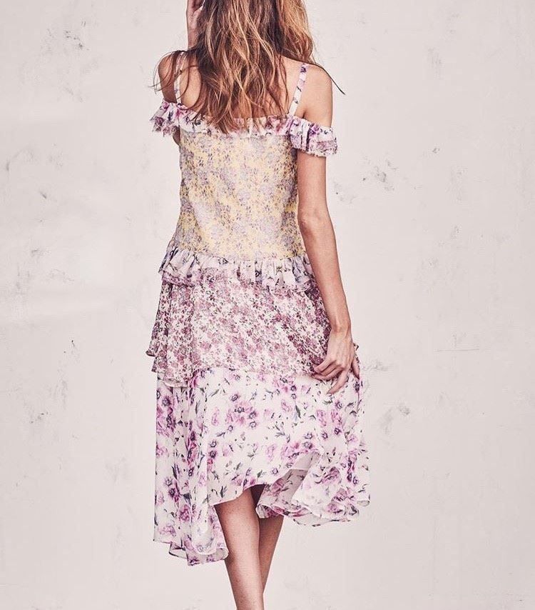 Vestiti: Silk multi colour dress – Nuovo e nell'imballaggio originale da Dallenwil venduto da ZD2019 4