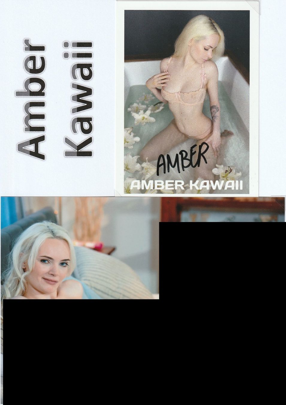 Autogramme: Amber Kawaii / Originalautogramm – Gebraucht aus Schwyz von