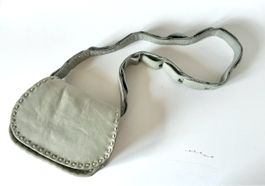 Vintage Ledertasche Handarbeit Umhängetasche