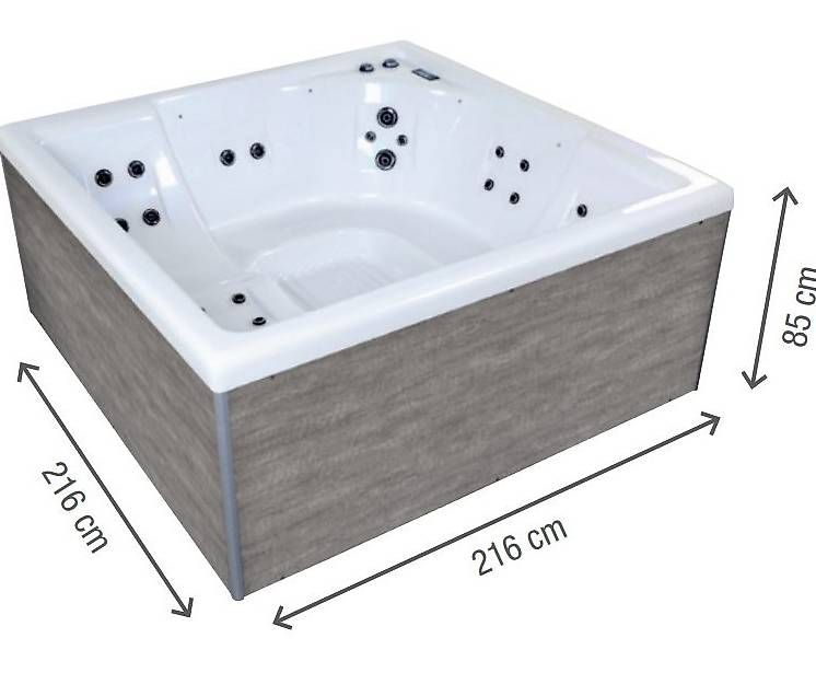 Whirlpool: NetSpa Wave Acryl Spa 5 Sitze – Usato da Lausanne venduto da UniDecoCasa 8