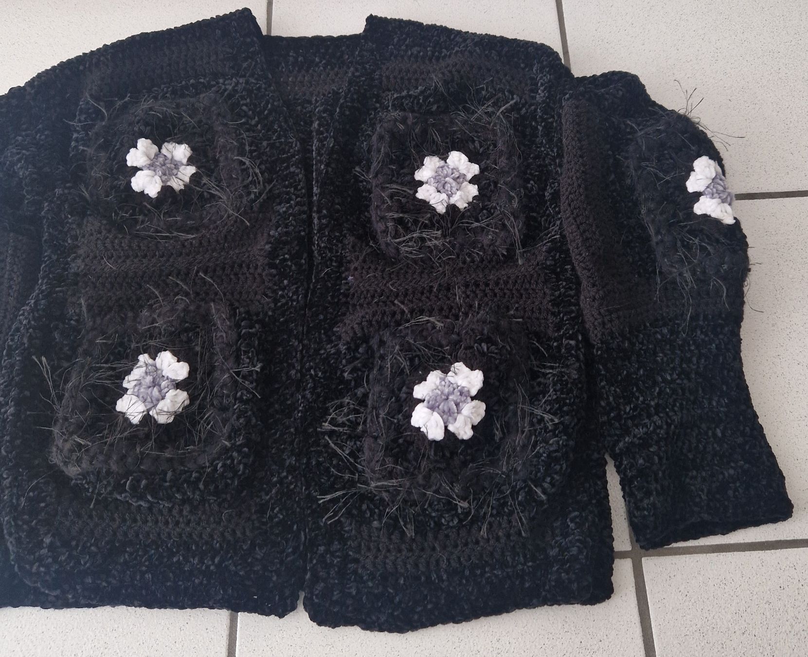 Giacche: VESTE HANDMADE EN CROCHET  – Nuovo e nell'imballaggio originale da Camorino venduto da JPHANDMADE1 9
