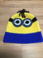 Minion Mütze handgehäkelt, neu! Kopfumfang etwa 50cm