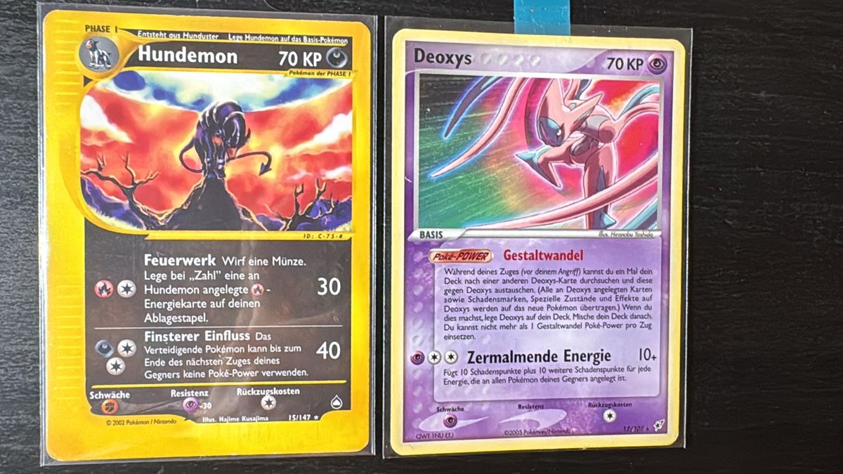 Pokémon Carte collezionabili: Deoxys Ex Deoxys & Hundemon Aquapolis  – Usato da Belprahon venduto da Rob_ain
