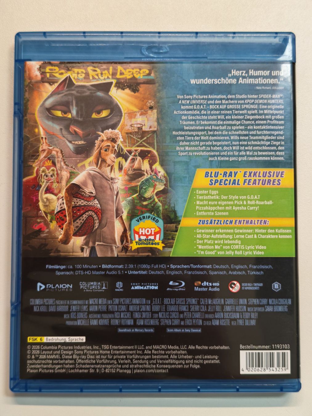 Tutti i DVDs: G.O.A.T. - Bock auf grosse Sprünge – Usato da Liestal venduto da Kratzilla 2