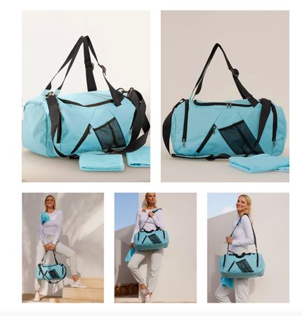 Neue, stylische Freizeit-tasche, Sport-tasche in Türkis!
