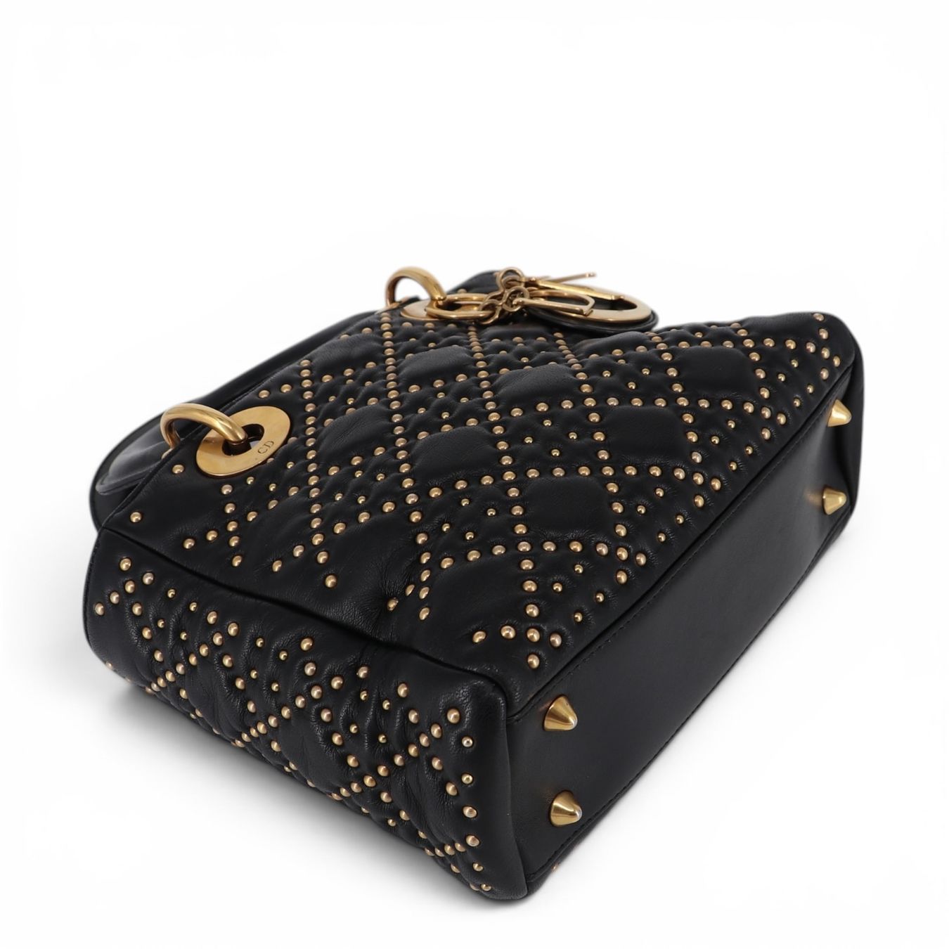Dior Taschen für Damen: Dior Lady Dior Small Stud schwarz GHW – Gebraucht aus Binningen von Designerlabels 7