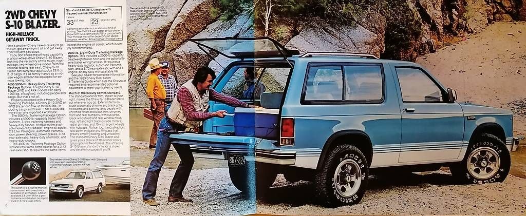 Chevrolet Documenti: Chevrolet Blazer 1983 Prospekt – Usato da Stüsslingen venduto da Sandsalz 2