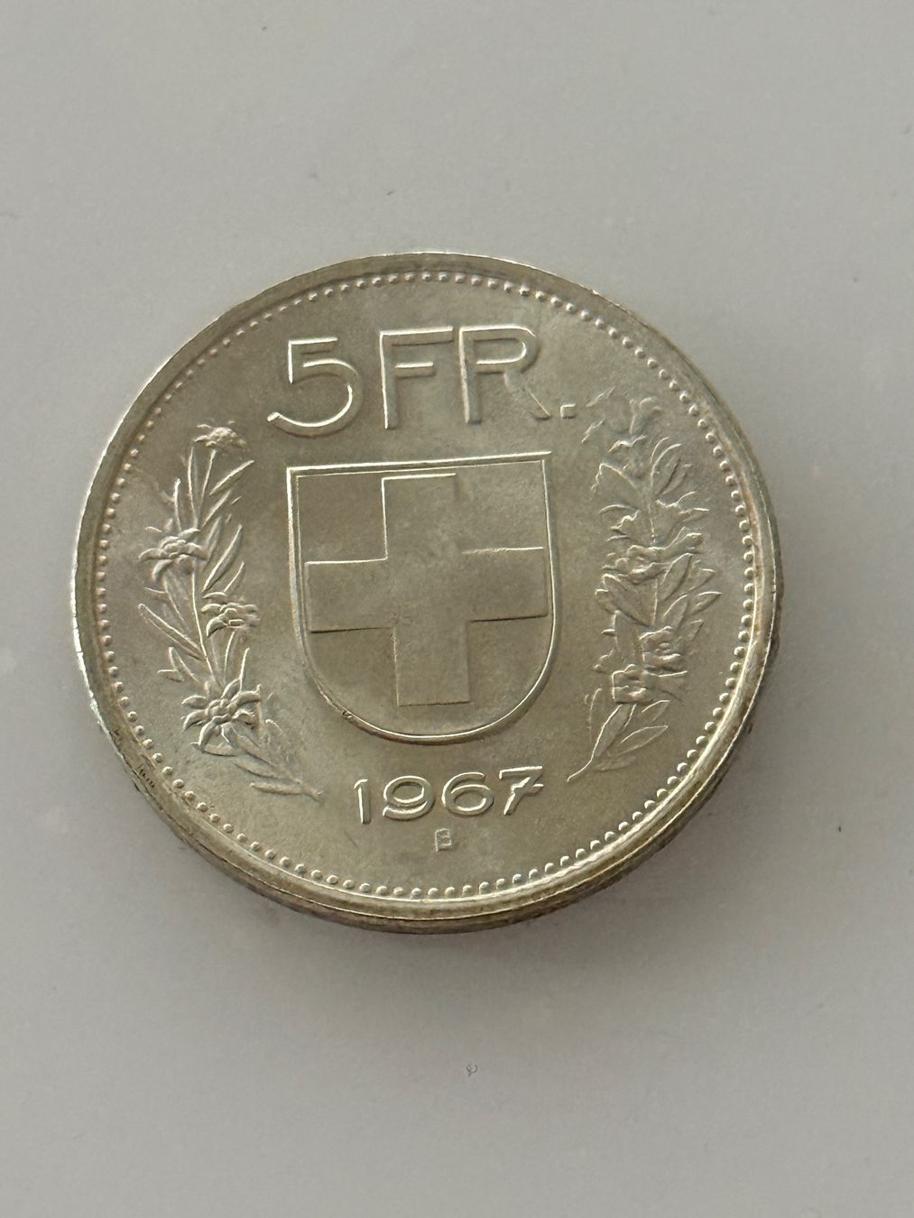 Alle Münzen: 5 Franken 1967  Silber – Gebraucht aus Wallisellen von SWISS_SILVER1
