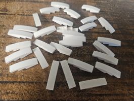 lego 61678 lot de 30 pièces White Slope, Curved 4 x 1