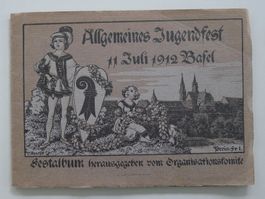 1912: Leporello, Jugendfest Basel, Antik und selten angebot.