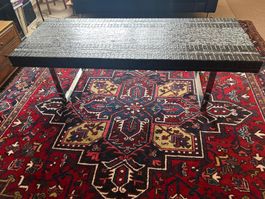 Couchtisch Mosaik Metall Gestell guter Zustand