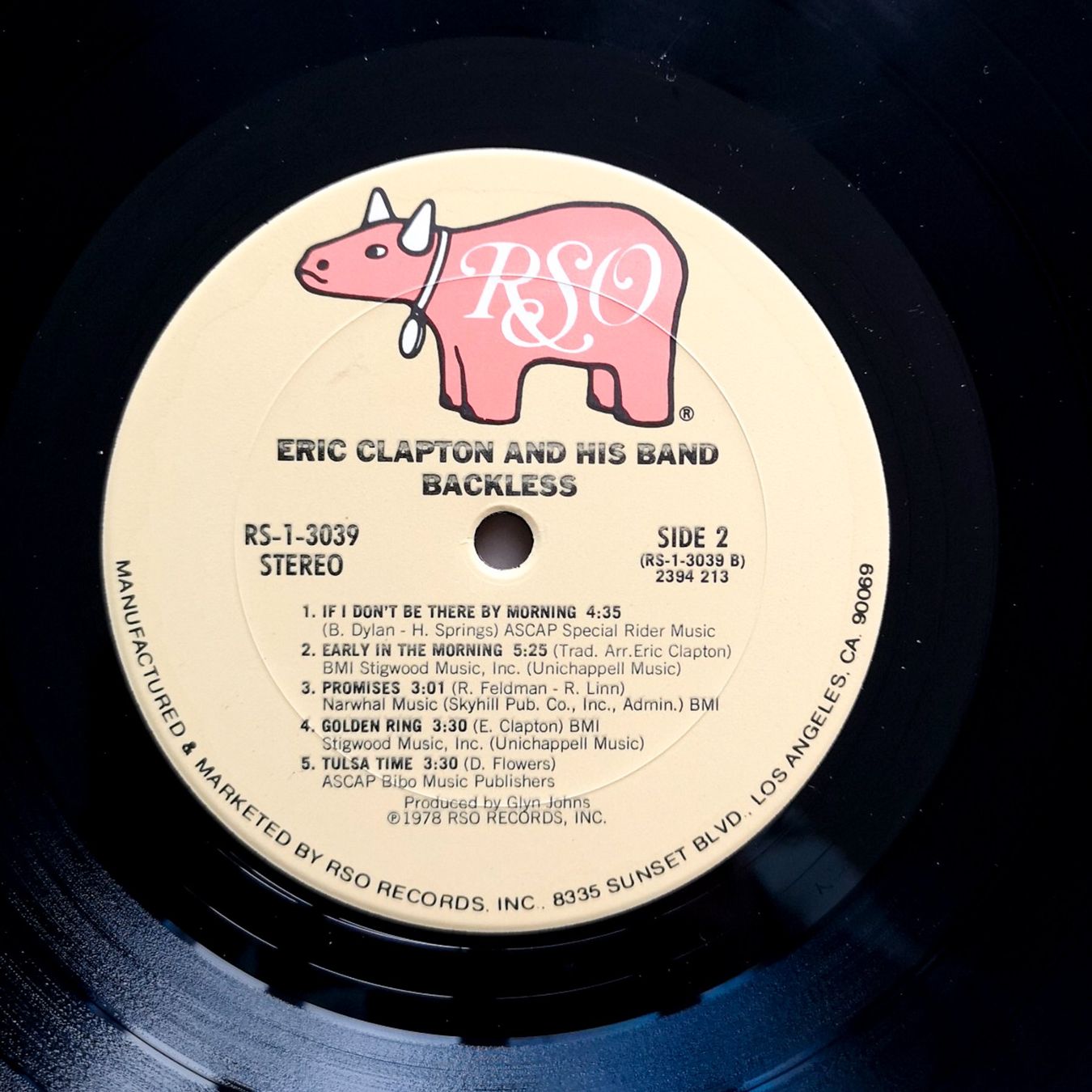 Dischi in vinile: Eric Clapton - Backless (LP Bluesrock 1978) – Usato da Sargans venduto da Botanico 6