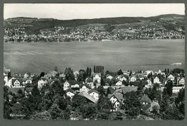 AK sw Rüschlikon ZH Zürichsee, Küsnacht ≈ 1950