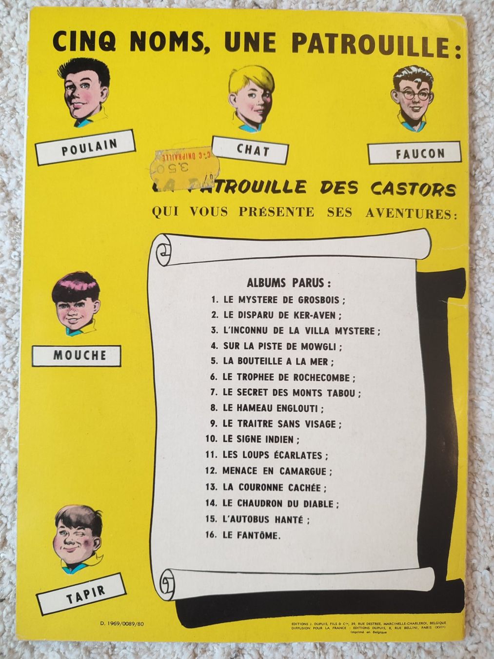 Fumetti: La patrouille des castors T12  BE – Usato da Bougy-Villars venduto da Vogue 3