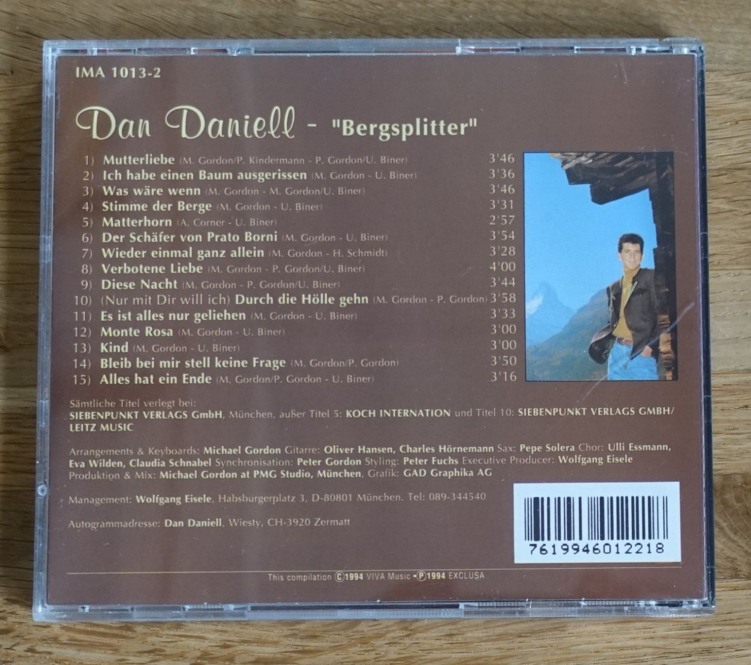 CDs: Dan Daniell - Bergsplitter - D8 – Gebraucht aus Sessa von discoverymedia 1
