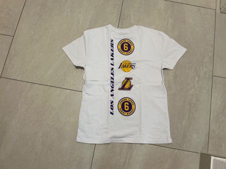 Los Angeles Lakers T-Shirt, Top Zustand, Gr. L Weiss
