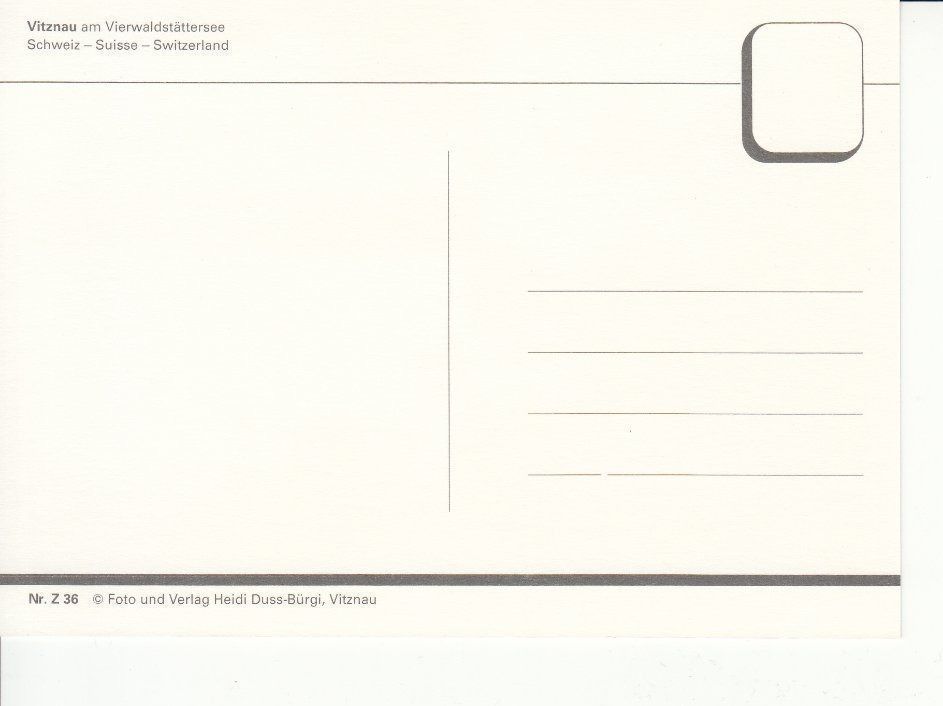 Cartoline postali: Vitznau um 1995 – Usato da Bürglen TG venduto da StampGraf 1
