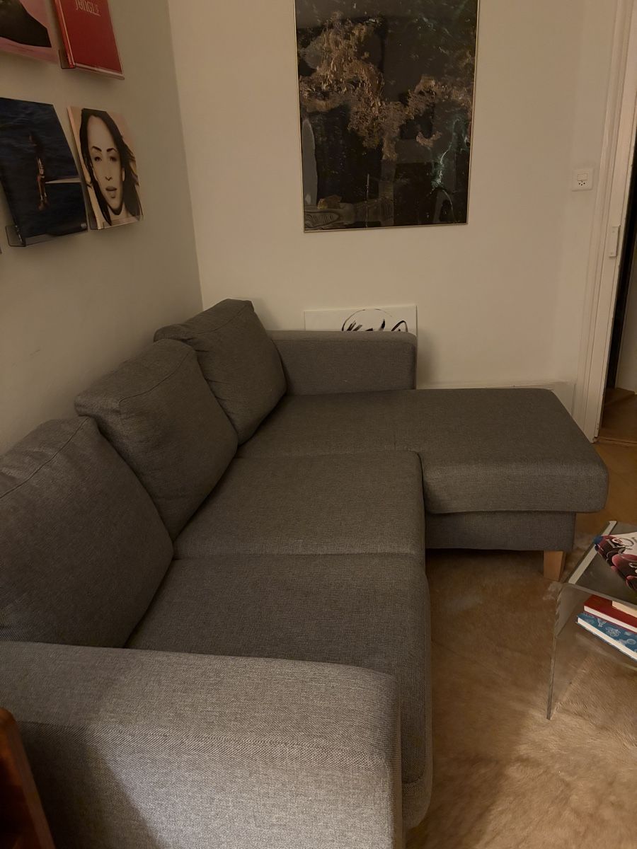 Sofas: Ecksofa grau Stoff – D'occasion à Zürich par hermesflaire 1