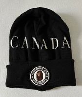 Canada Goose mit A Bathing Ape, Schwarz, tolle Mütze