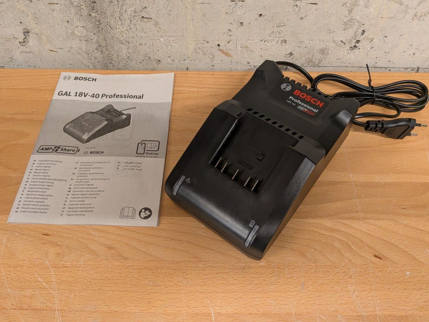 Bosch Caricatori & Batterie: Bosch GAL 18 V-40 18V Ladegerät – Nuovo (secondo la descrizione) da Walde AG venduto da 1klick